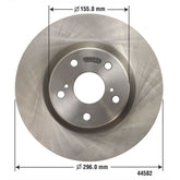 Duralast Disc Brake Rotor 44582DL
