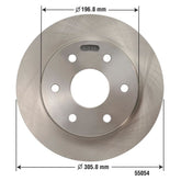Duralast Disc Brake Rotor 55054DL