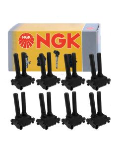 8 pc NGK Ignition Coils for 2006-2019 Dodge Charger 5.7L 6.1L 6.2L 6.4L V8