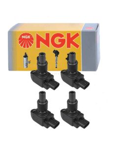 4 pc NGK Ignition Coils for 2004-2011 Mazda RX-8 1.3L R2