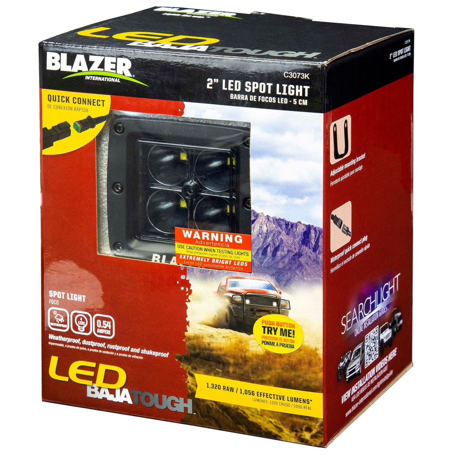 Blazer International 2in LED Cube Spot Light