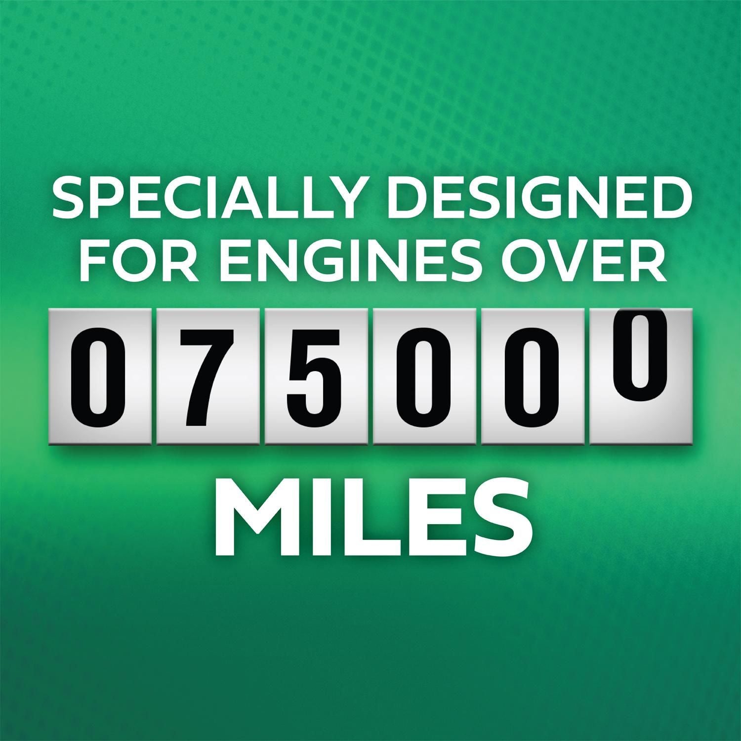 Castrol GTX High Mileage Synthetic Blend Engine Oil 5W-30 5 Quart