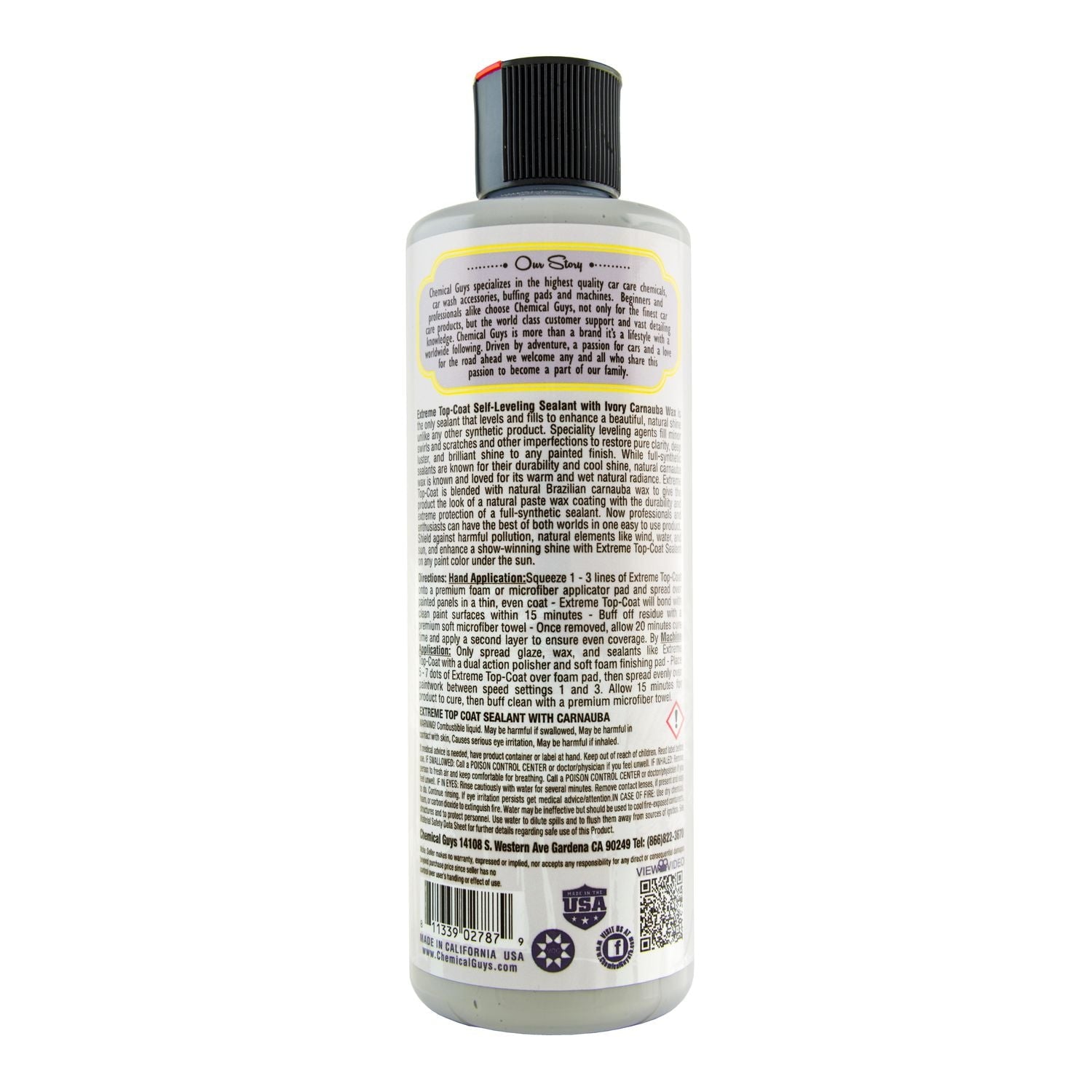Chemical Guys Extreme Top Coat Wax and Sealant in One Liquid 16oz