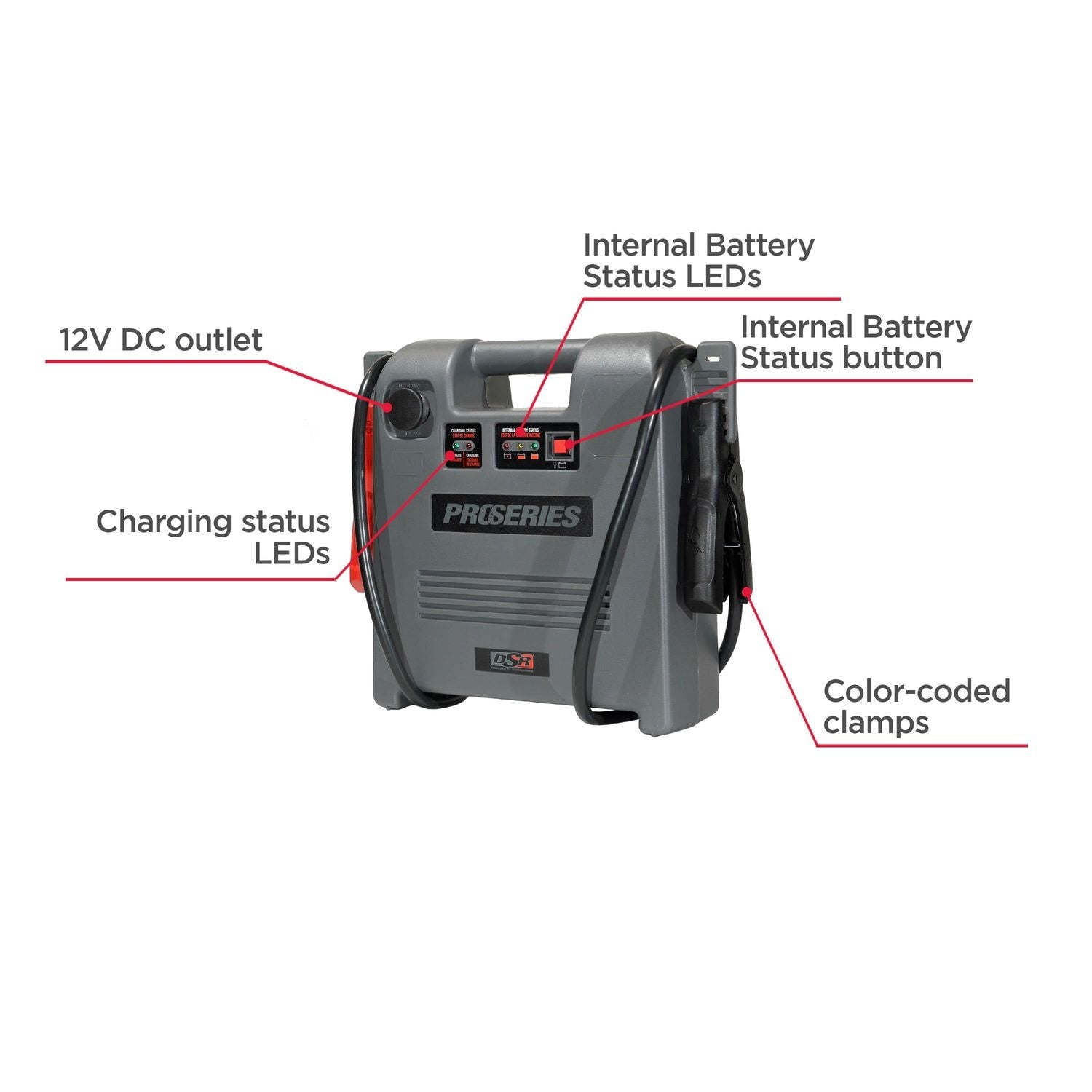 DSR 1,800 Amps Jump Starter DSR119
