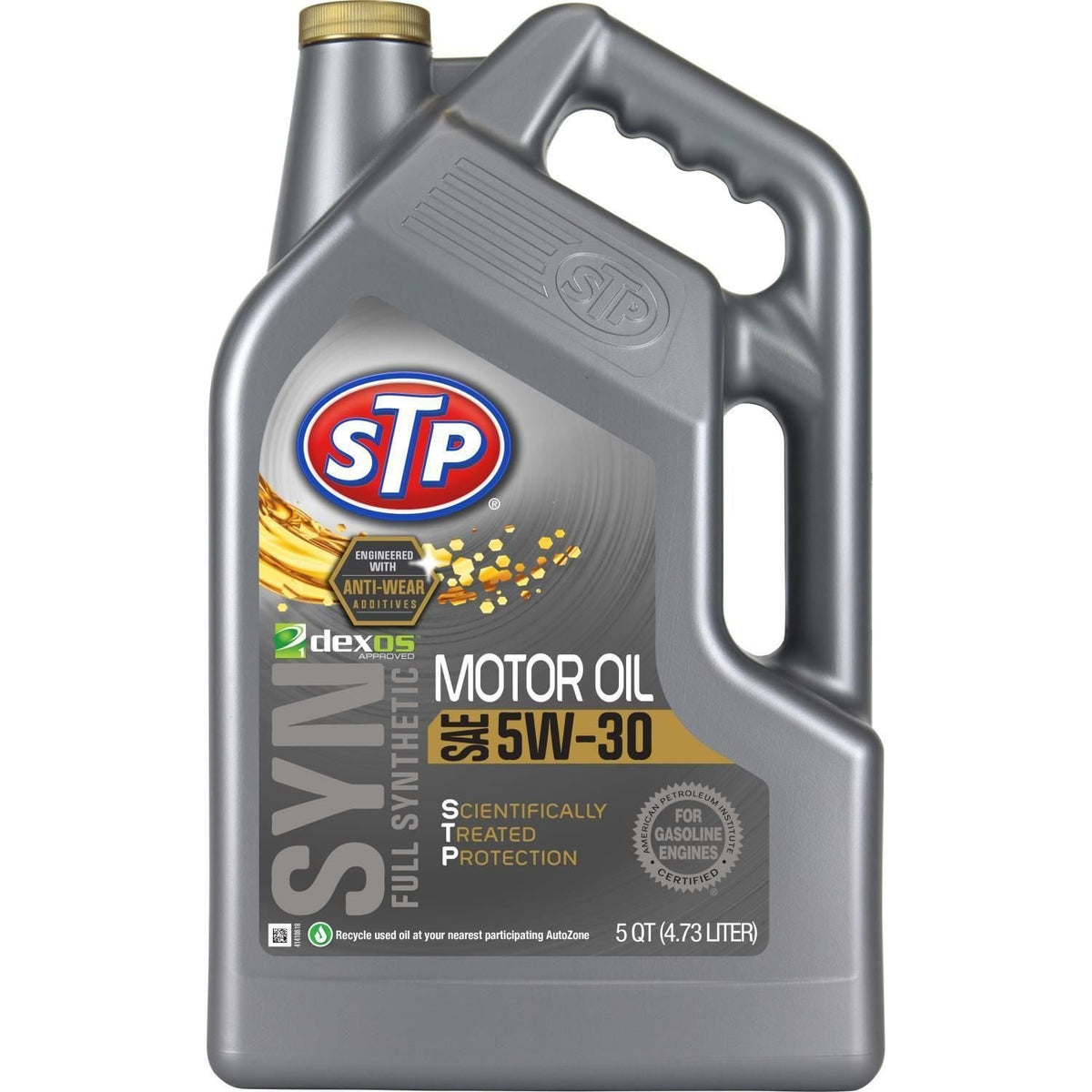 STP Full Synthetic Engine Oil 5W-30 5 Quart