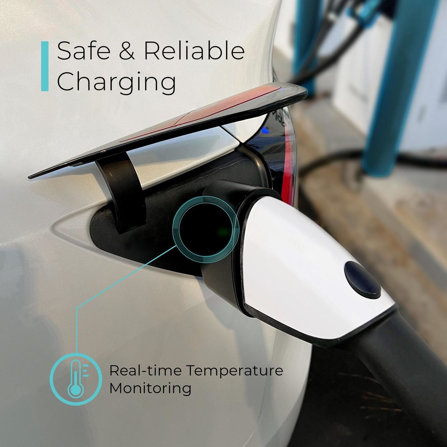 Lectron 500 Amps 500 Volt CCS1 to NACS Adapter for Tesla with CCS Charger