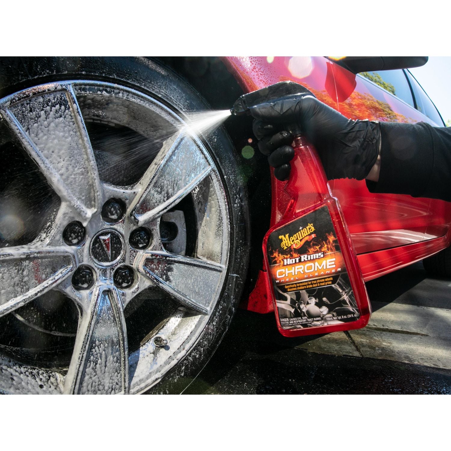 Meguiar's Hot Rims Chrome Wheel Cleaner 24oz