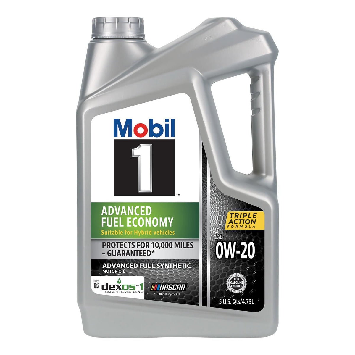 Mobil 1 Advanced Fuel Economy Full Synthetic Engine Oil 0W-20 5 Quart