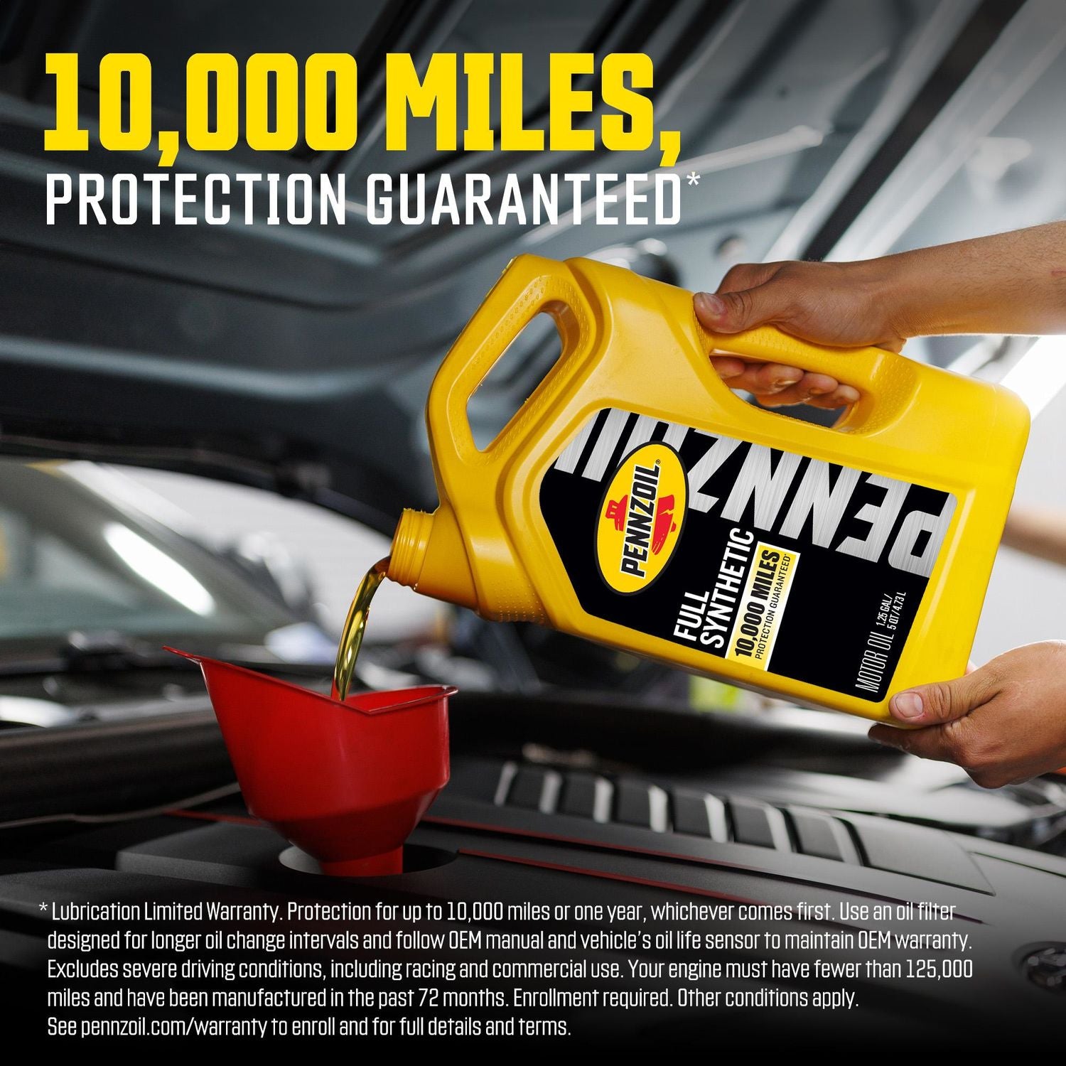 Pennzoil Full Synthetic Engine Oil 5W-30 5 Quart