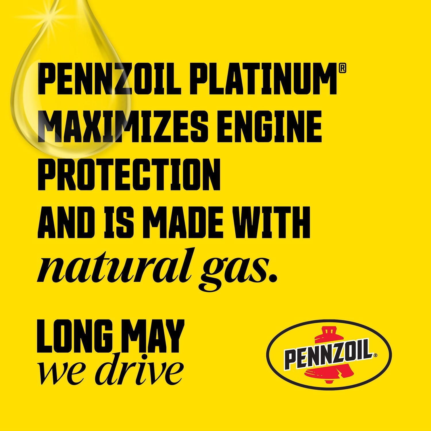 Pennzoil Platinum High Mileage Full Synthetic Engine Oil 5W-30 5 Quart