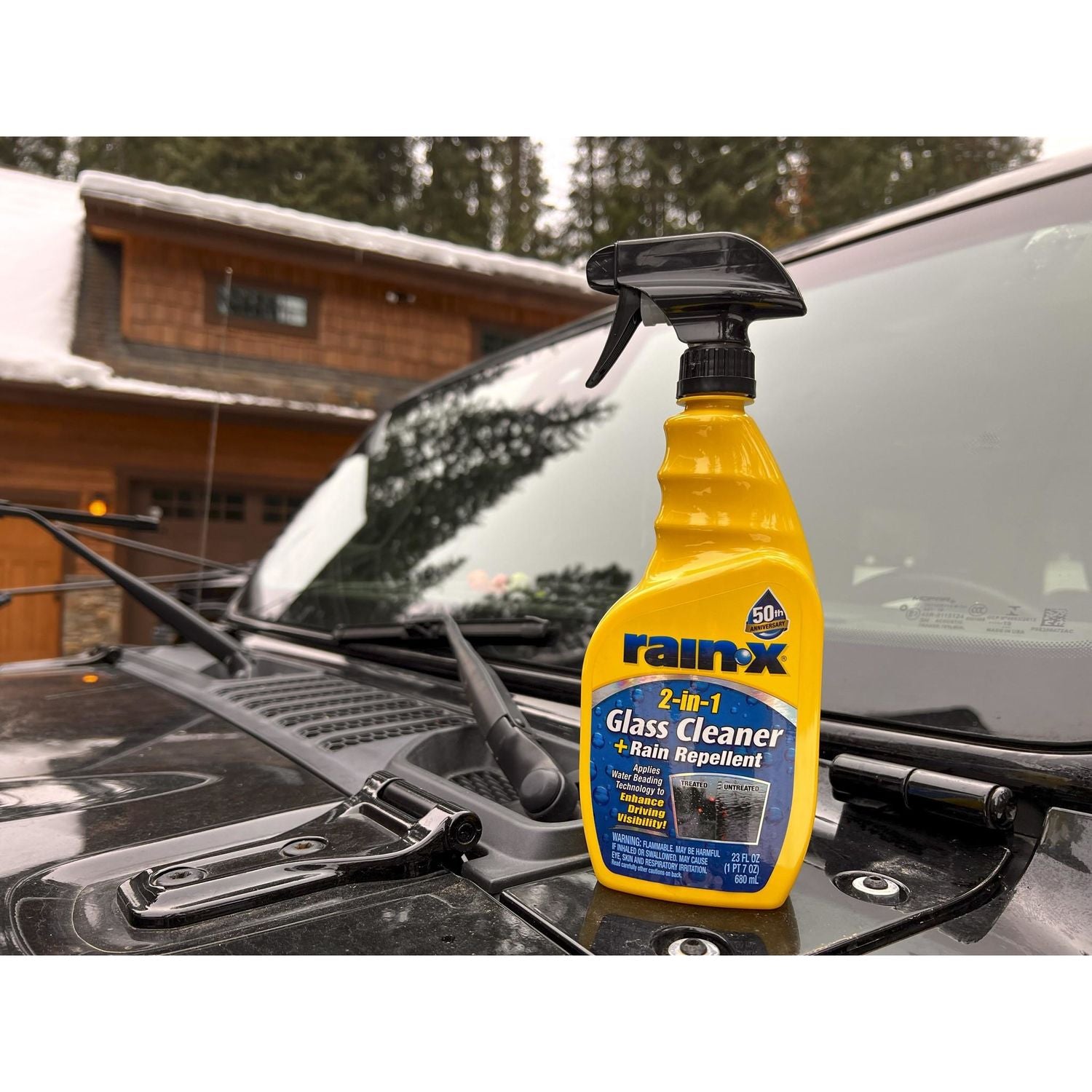Rain-X 2-in-1 Glass Cleaner and Rain Repellent 23oz