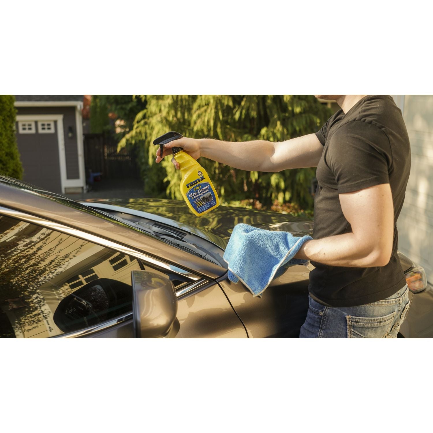 Rain-X 2-in-1 Glass Cleaner and Rain Repellent 23oz