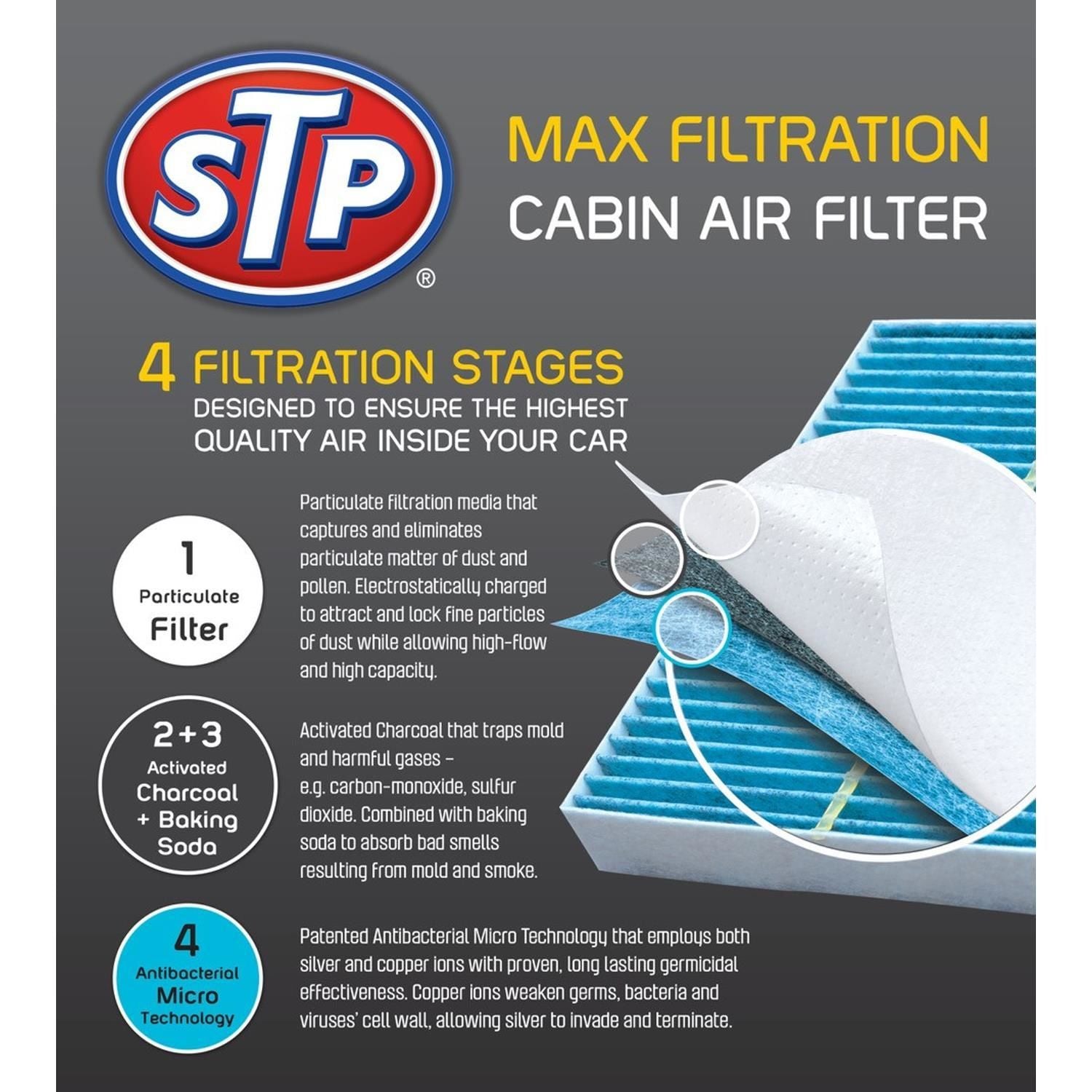 STP Max Cabin Air Filter CAF1873M