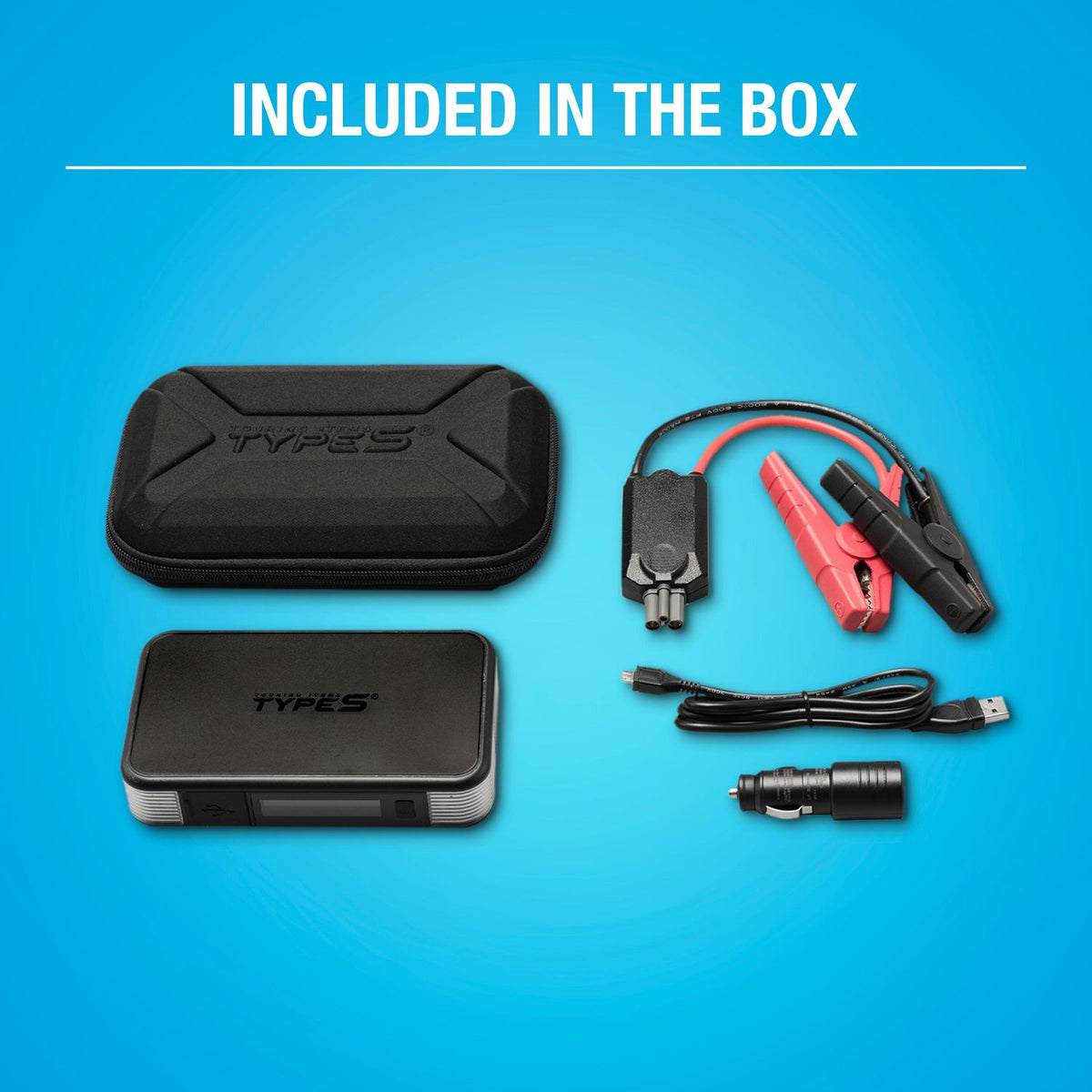 TYPE S 12 Volt 6.0L Jump Starter and 10,000mAh Power Bank AC532781-1