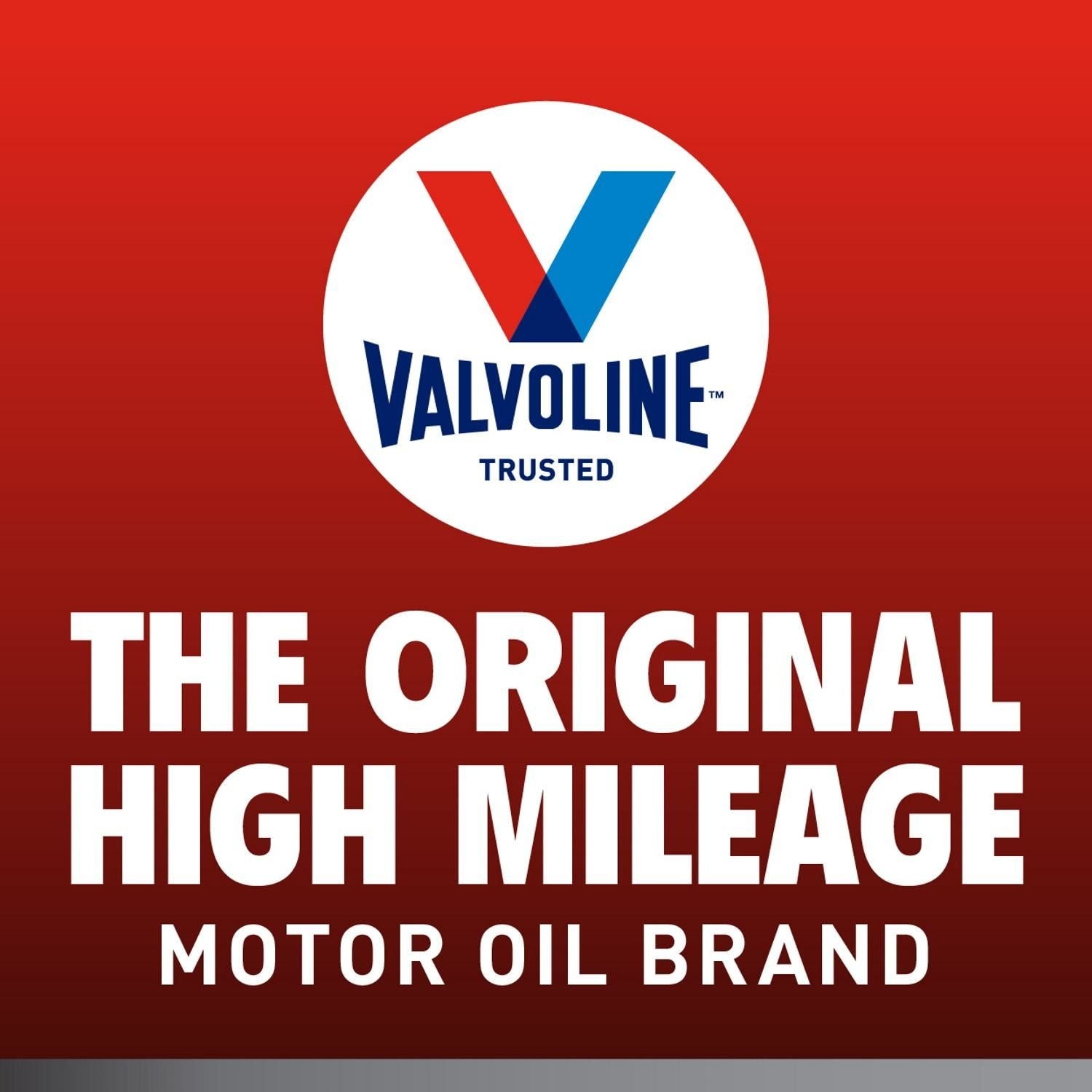 Valvoline Full Synthetic High Mileage Engine Oil 5W-30 5 Quart