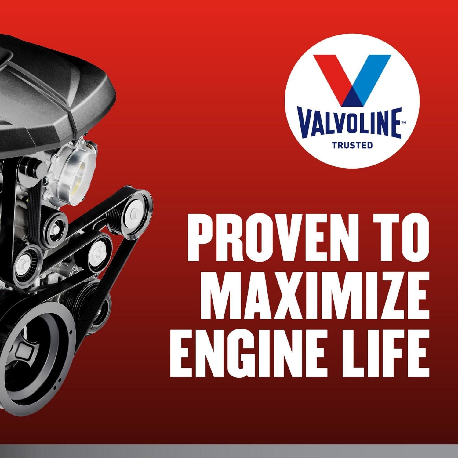 Valvoline Full Synthetic High Mileage Engine Oil 5W-30 5 Quart