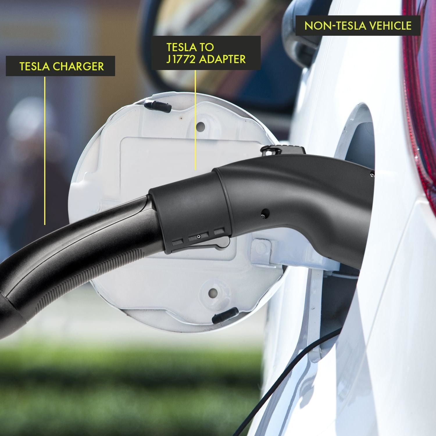 Lectron 250 Volt 48 Amps Maximum Tesla to J1772 Electric Vehicle Charging Adapter