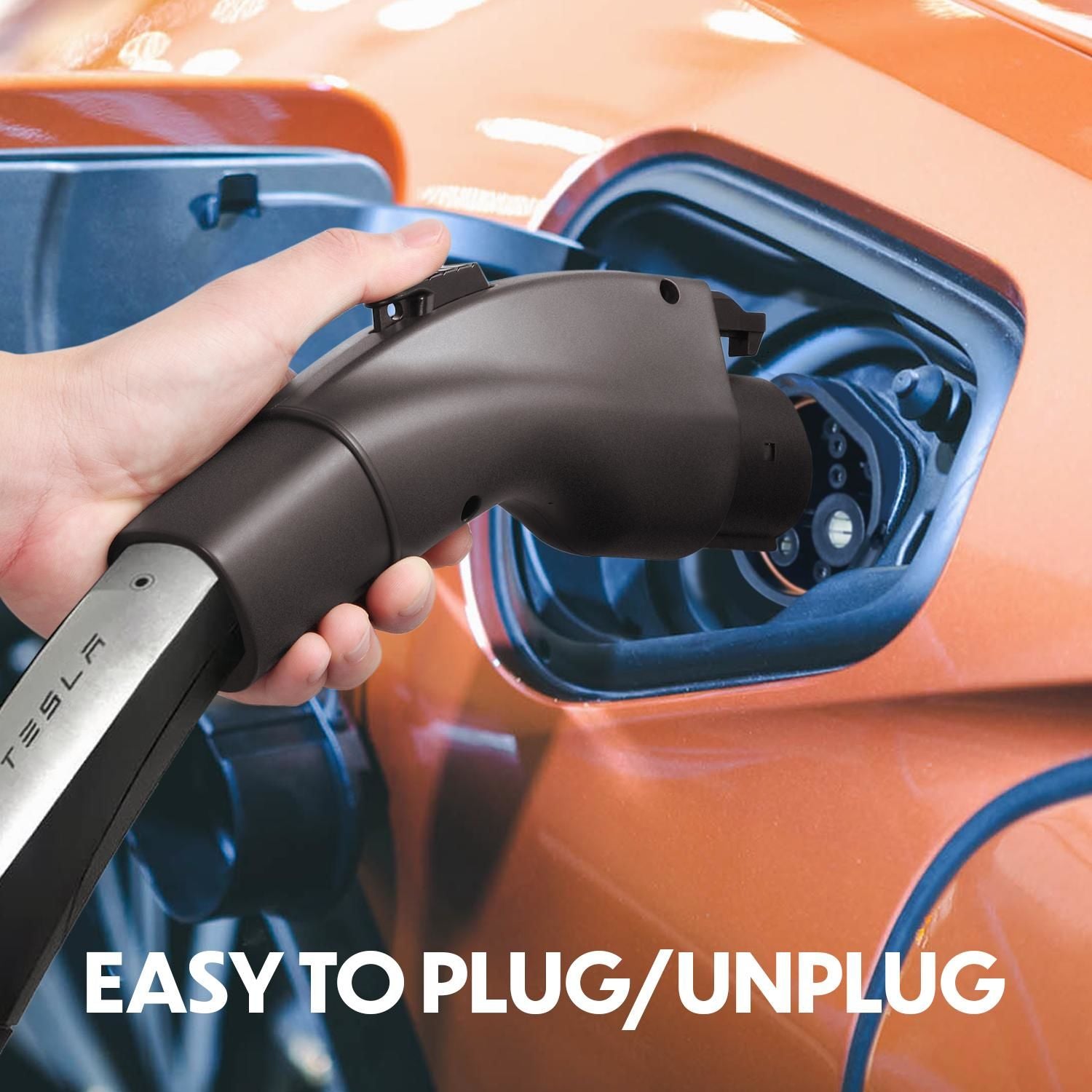 Lectron 250 Volt 48 Amps Maximum Tesla to J1772 Electric Vehicle Charging Adapter
